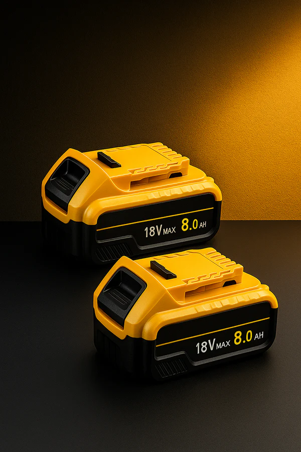 x2 PowerMax 8000mAh Battery™ – High-Capacity 20V MAX (2-Pack)