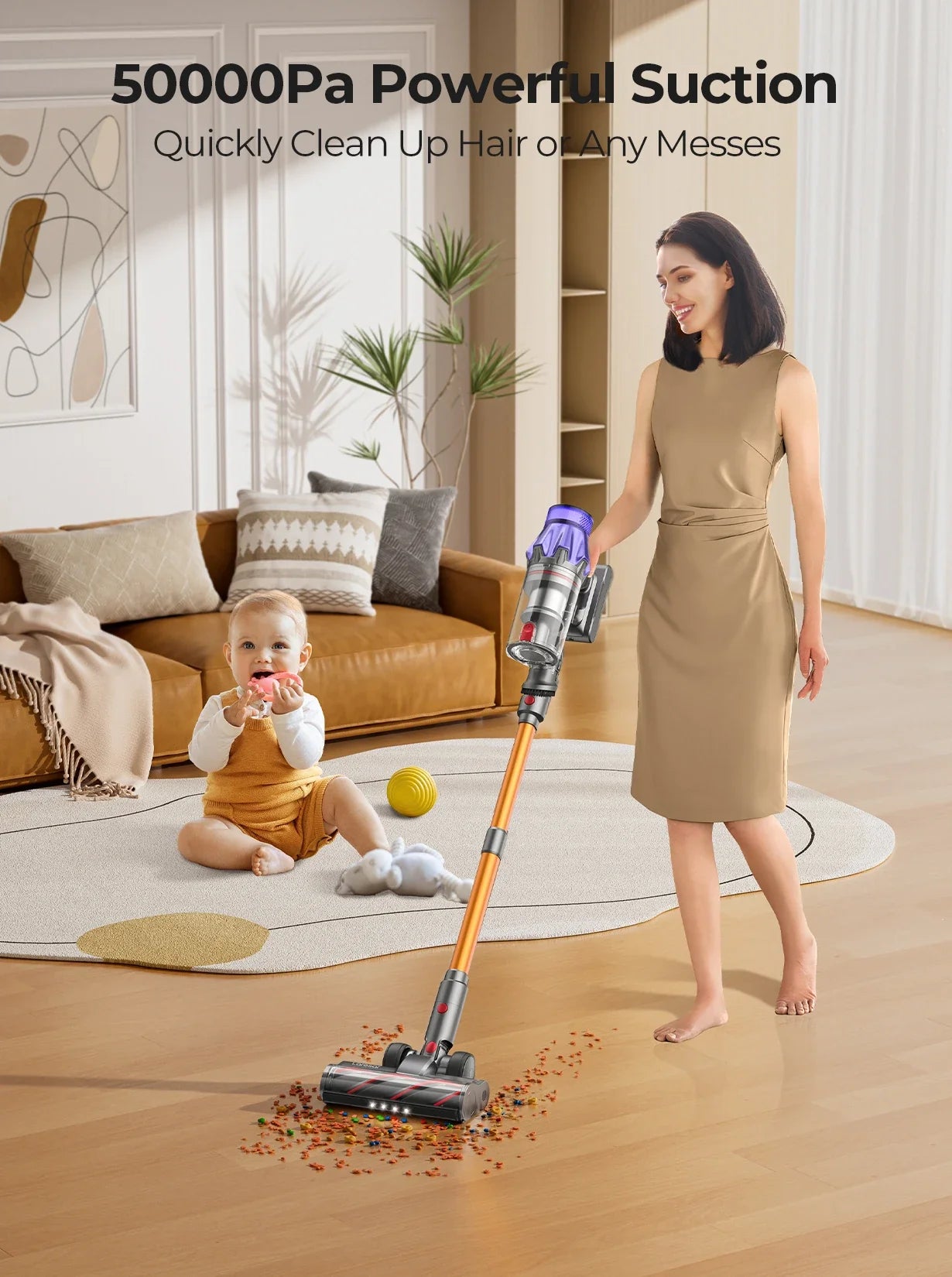 PowerClean Cordless Vacuum™ – Lightweight, Powerful & Rechargeable Stick Vacuum Cleaner