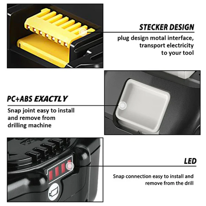 High-Capacity Makita/Compatible Battery Upgrade™ – 18V 8.0Ah