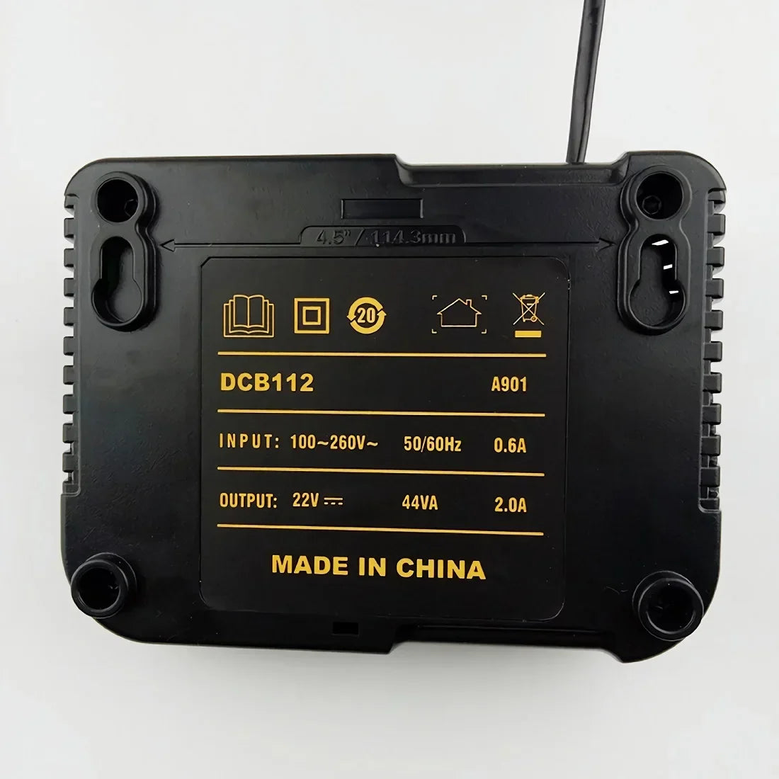 Single PowerMax Charger™ – Fast Smart Charger for 18V/20V Lithium Batteries (Dewalt/Makita Compatible)