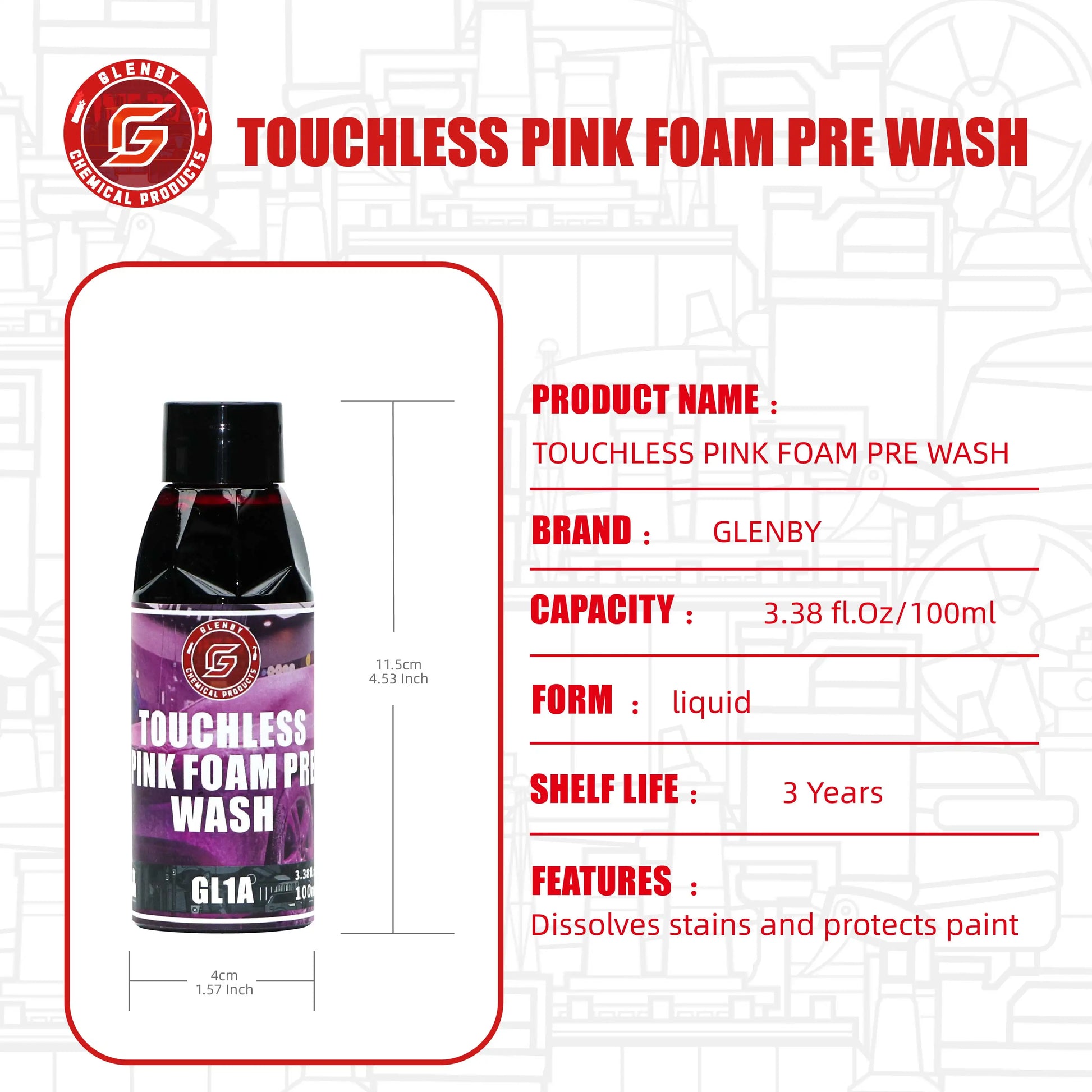 Premium Cherry Foam Cleaner™ – Deep-Cleaning Multipurpose Foam Spray for Cars, Upholstery & Home Surfaces