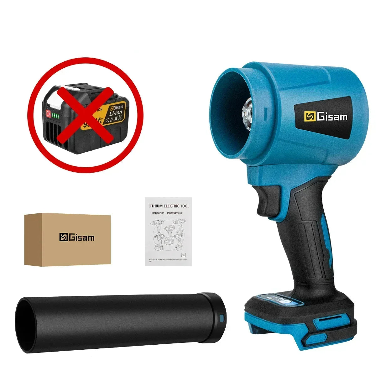 TurboPower Handheld Leaf Blower™ – Cordless High-Speed Electric Blower for Yard, Patio & Car Cleaning